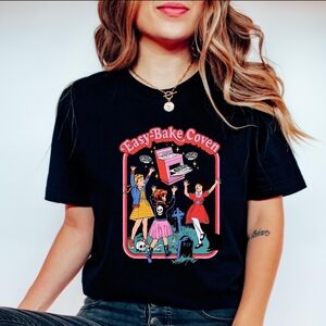 Cotton On Black Graphic Tee - Easy-Bake Coven